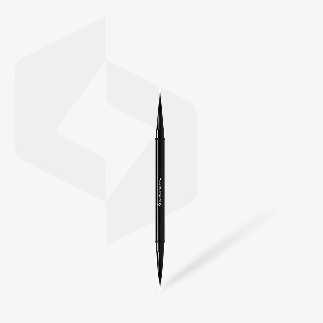 STALEKS PRO Oboustranný štětec EXPERT liner 7 mm / liner 10 mm