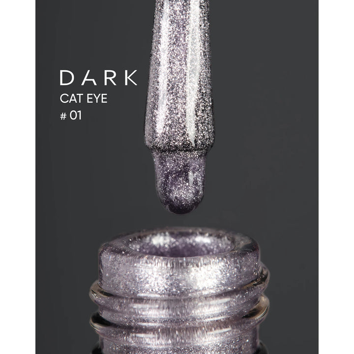Dark Гель-лак Cat Eye 01, 10 мл