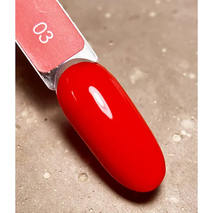 Dark Gel lak 03, 6 ml, červený