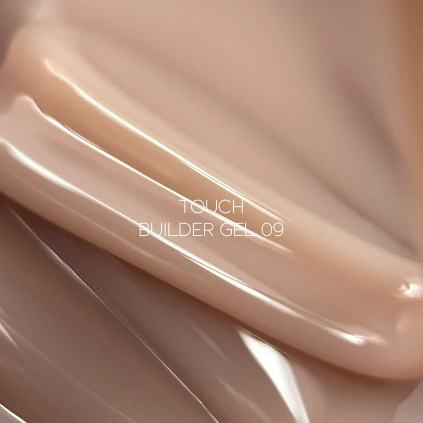 TOUCH Stavební gel 09 (Toffee), 30 ml – kelímek s číslem odstínu