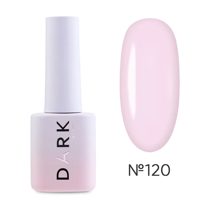 DARK Gel lak 120, 10 ml, mléčně růžový