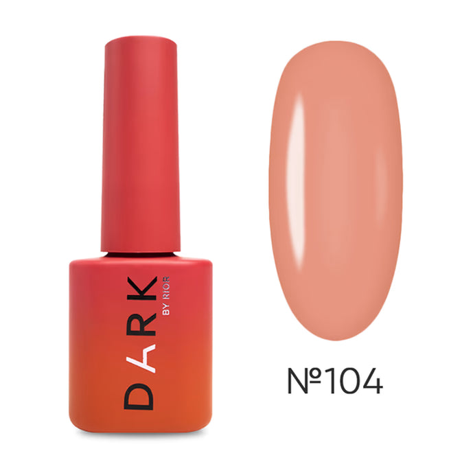 DARK Gel lak 104, 10 ml, broskvový