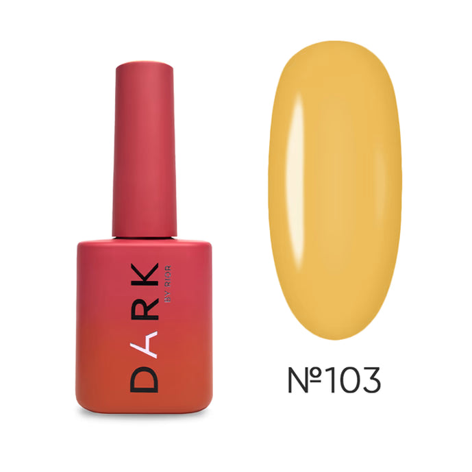 DARK Gel lak 103, 10 ml, oranžový