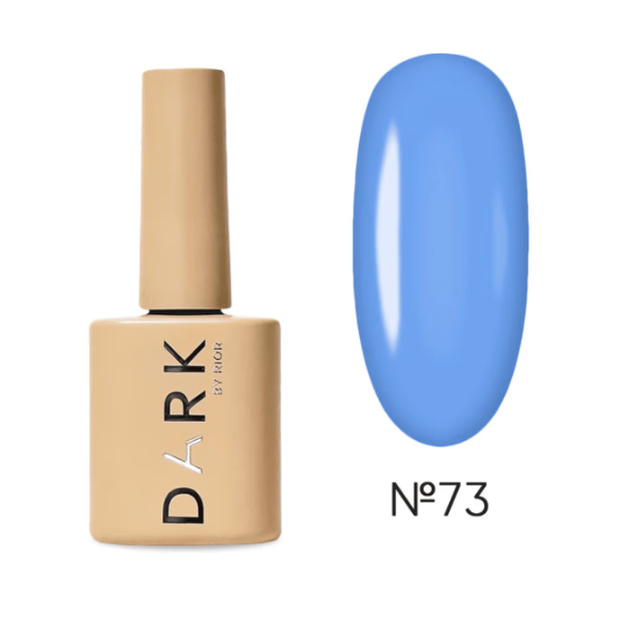 DARK Gel lak 73, 10 ml, bleděmodrý