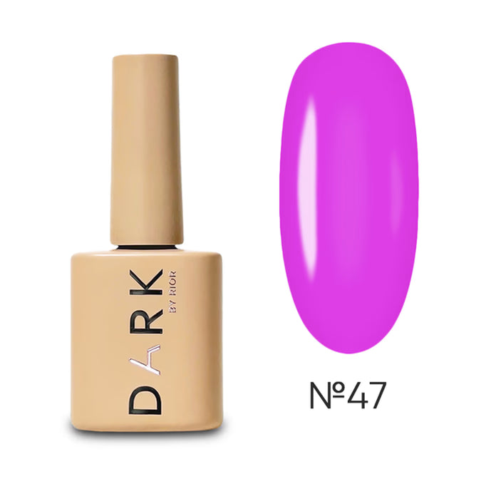 DARK Gel lak 47, 10 ml, fuchsie