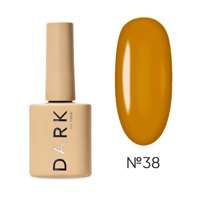 DARK Gel lak 38, 10 ml, hořčičný