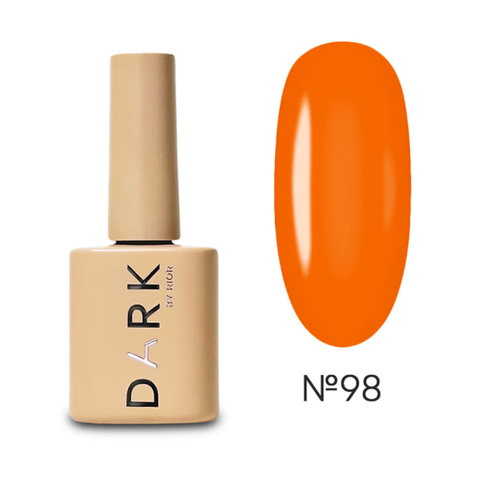 DARK Gel lak 98, 10 ml, oranžový