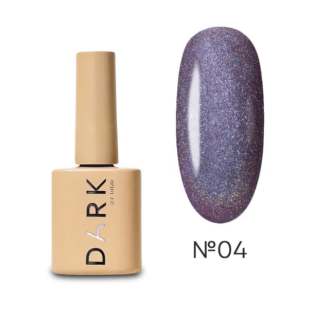 Dark Gel lak Hologram Cat Eye 04, 6 ml, fialový