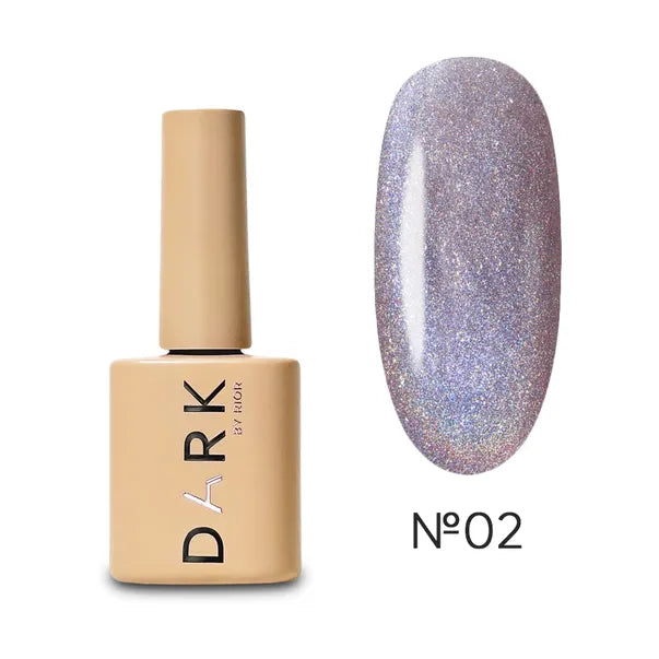 Dark Gel lak Hologram Cat Eye 02, 6 ml, fialová