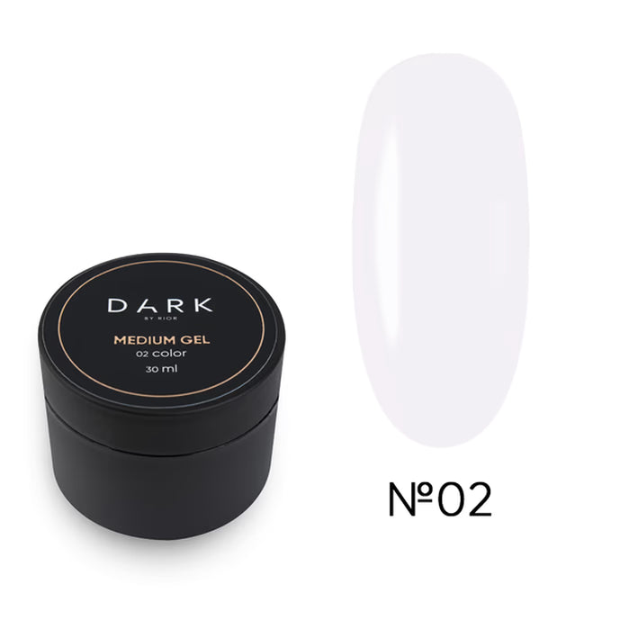 DARK Medium Gel 02, 30 ml, bílý