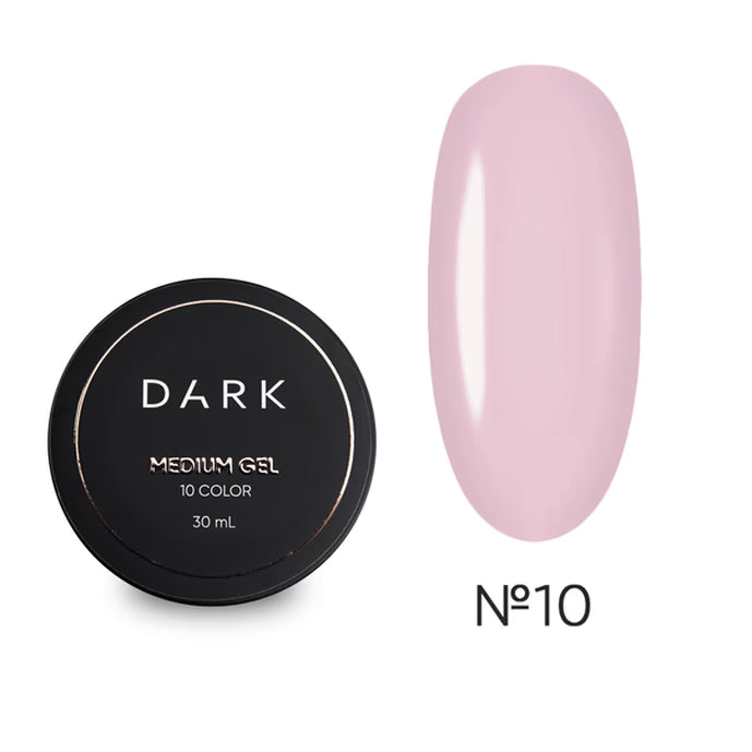 DARK Medium Gel 10, 30 ml, růžový