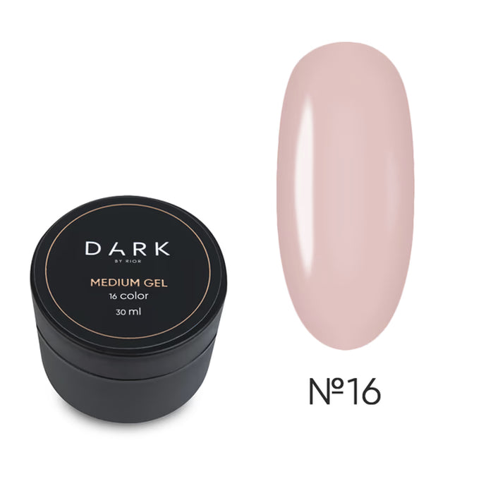 DARK Medium Gel 16, 30 ml, béžový