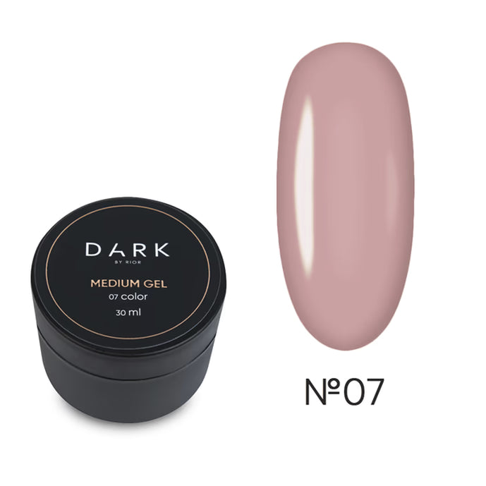 DARK Medium Gel 07, 30 ml, béžový