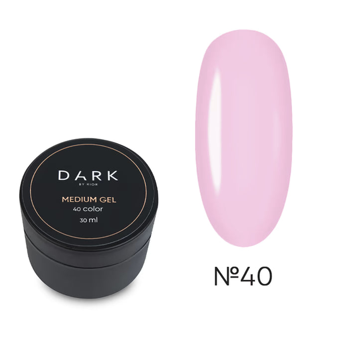DARK Medium Gel 40, 30 ml, růžový