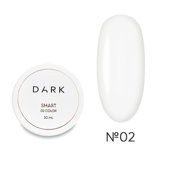 DARK Smart stavební gel 02, 30 ml, mléčný