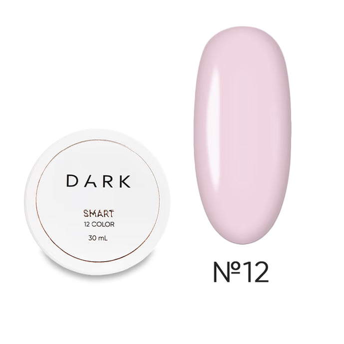 DARK Smart stavební gel 12, 30 ml, růžový