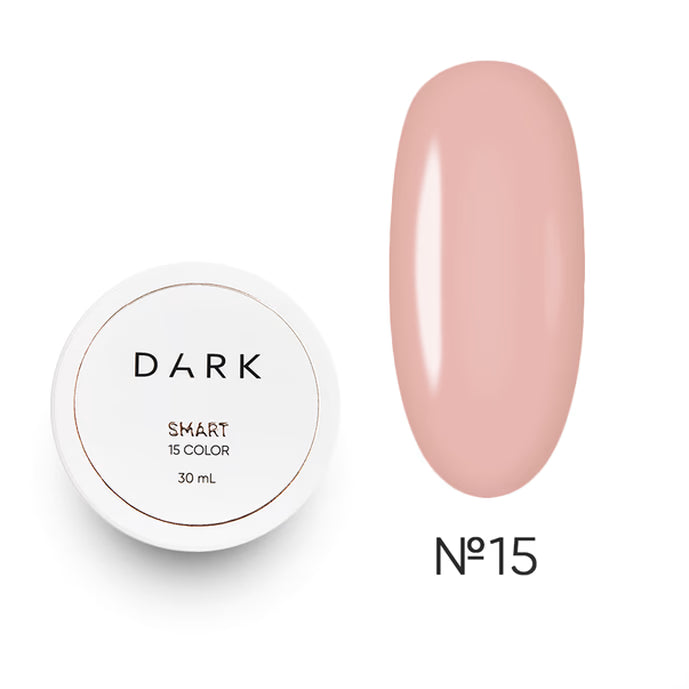 DARK Smart stavební gel 15, 30 ml, béžový