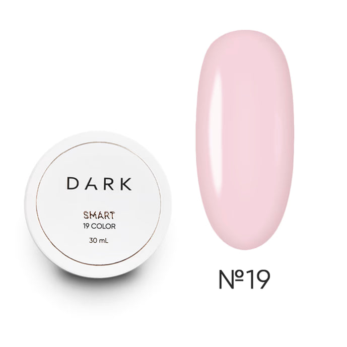 DARK Smart stavební gel 19, 30 ml, růžový
