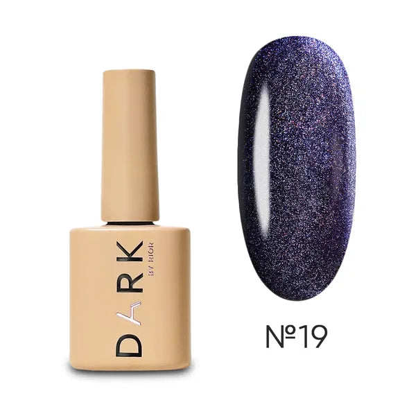 Dark Gel lak Cat Eye 19, 6 ml, modrofialový