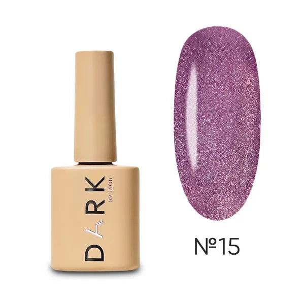 Dark Gel lak Cat Eye 15, 6 ml, fialový