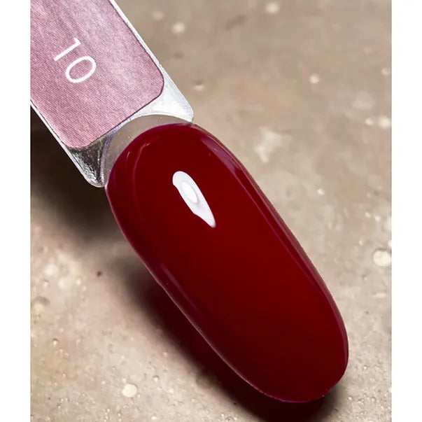 Dark Gel lak 10, 6 ml, červený