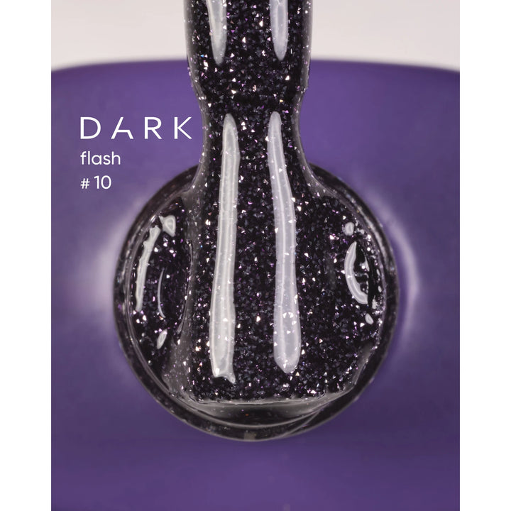 Dark Gel lak Flash 10, 10 ml