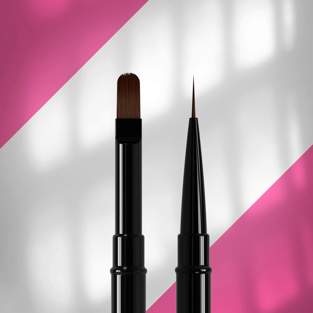STALEKS PRO Oboustranný štětec EXPERT, liner 10 mm / gel 11 mm