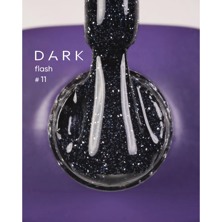 Dark Gel lak Flash 11, 10 ml