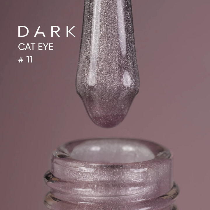 DARK Gel lak Cat Eye 11, 10 ml – fotka 2