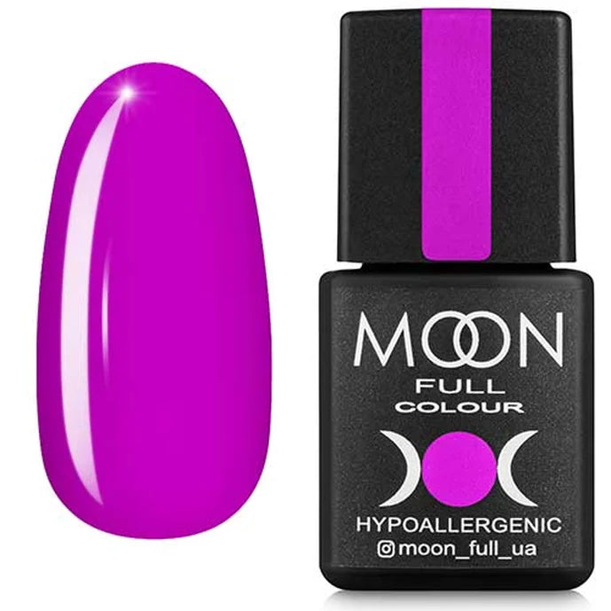 Gel lak Moon Full №163, Jasně lila, 8 ml