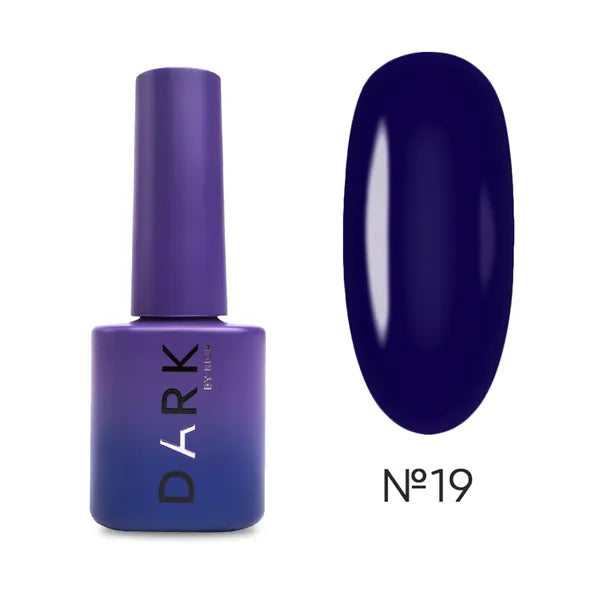 Dark Gel lak 19, 6 ml, modrý