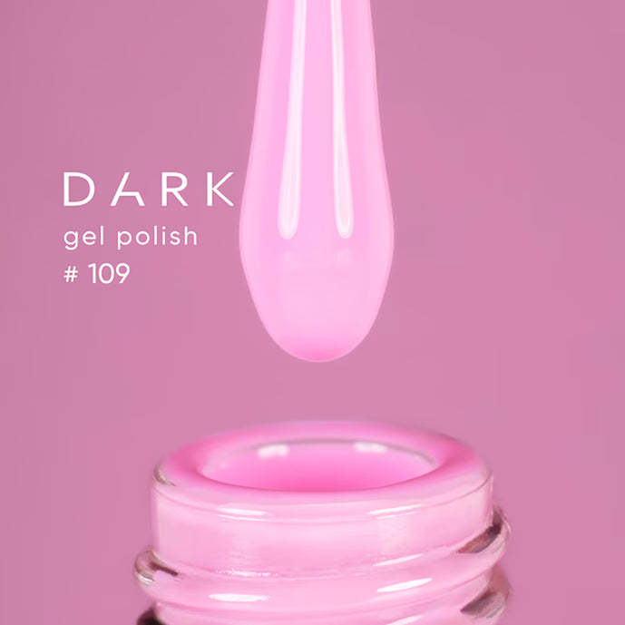DARK Gel lak 109, 10 ml, růžový