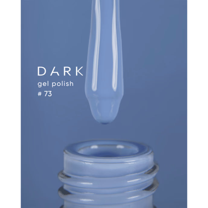DARK Gel lak 73, 10 ml, bleděmodrý