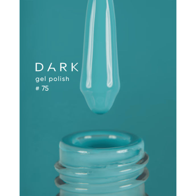 DARK Gel lak 75, 10 ml, tyrkysový
