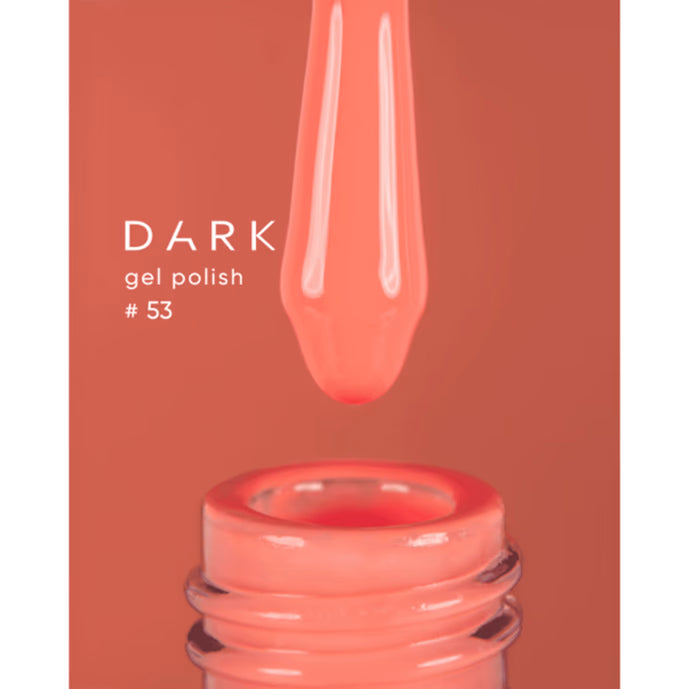 DARK Gel lak 53, 10 ml, oranžový
