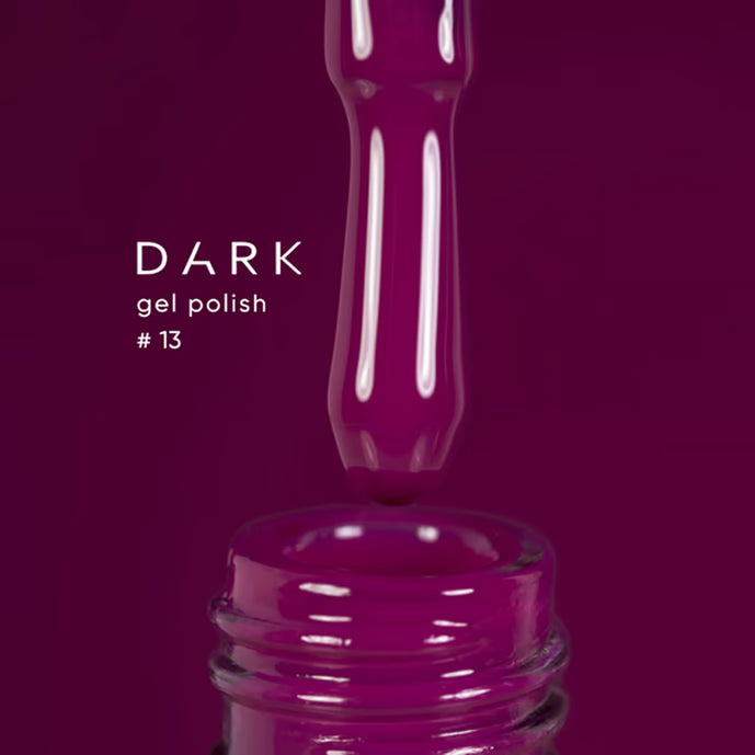 DARK Gel lak 13, 10 ml, bordový