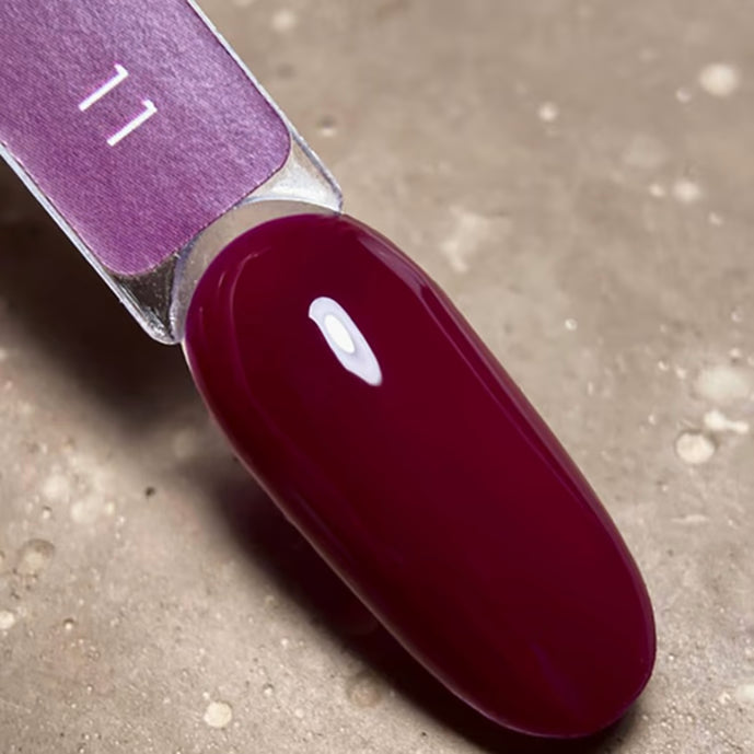 DARK Gel lak 11, 10 ml, bordový