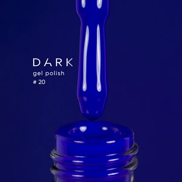 Dark Gel lak 20, 6 ml, modrý