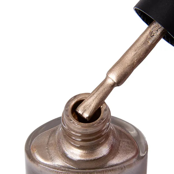 DARK Lak na razítkování №21 WHITE GOLD METALLIC, 10 ml, bílý zlato