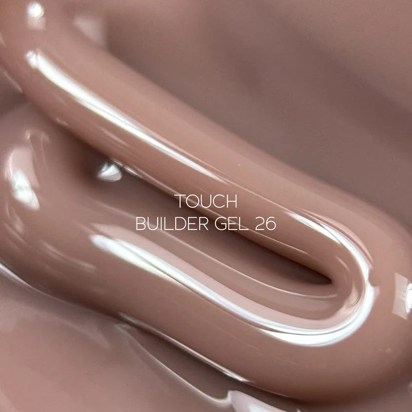 TOUCH Stavební gel 26 (Chocolate), 30 ml – kelímek s číslem odstínu