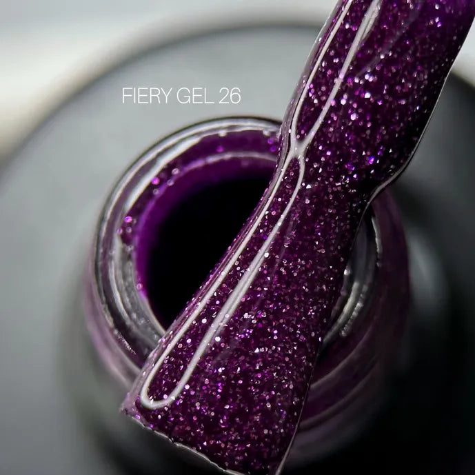 SAGA Professional Gel lak Fiery Gel 26, 9 ml