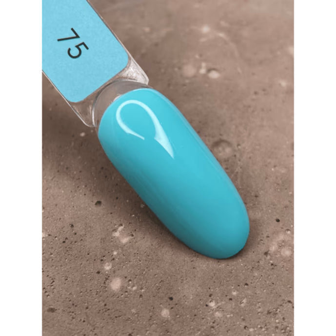 DARK Gel lak 75, 10 ml, tyrkysový