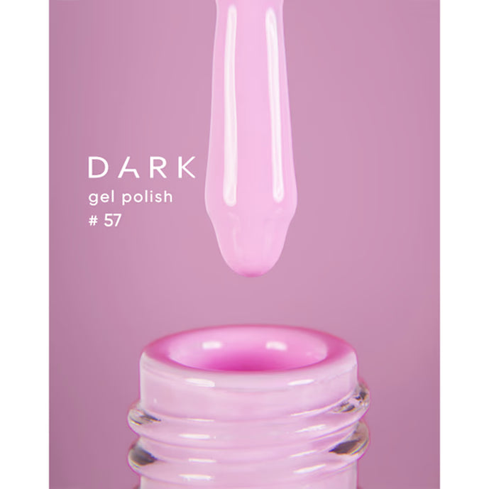 DARK Гель-лак 57, 10 мл, рожевий