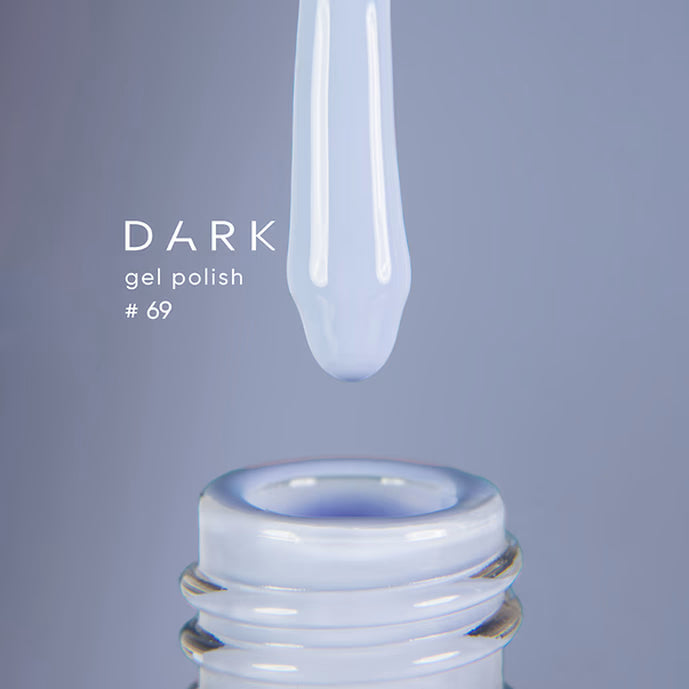 DARK Gel lak 69, 10 ml, bleděmodrý