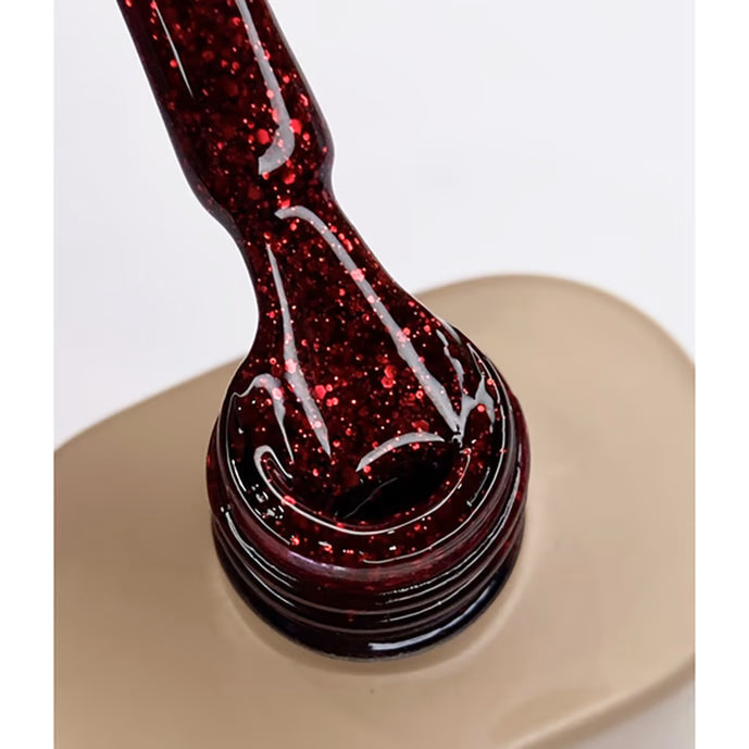 DARK Гель-лак 111, 10 мл, червоний з блиском