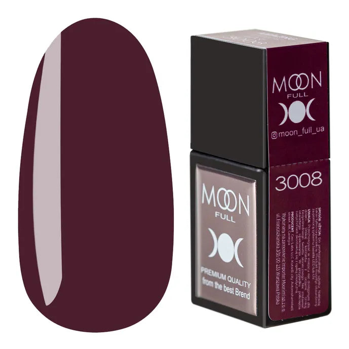 Moon Full Amazing Color Base №3008 Purple-violet, 12 ml