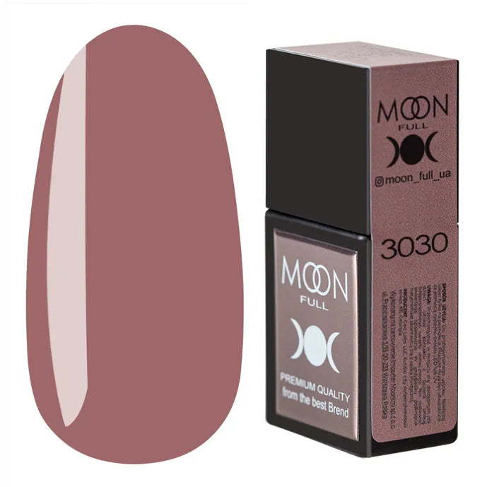 Moon Full Amazing Color Base №3030 Pink-brown, 12 ml