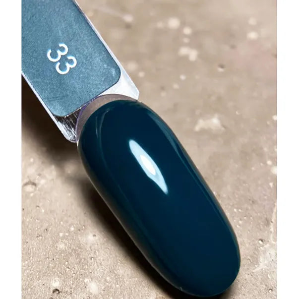 Dark Gel lak 33, 6 ml, tmavě zelený