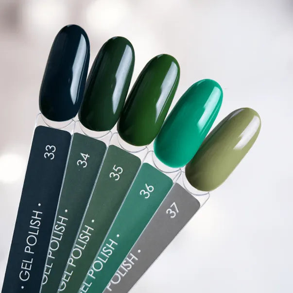 Dark Gel lak 33, 6 ml, tmavě zelený