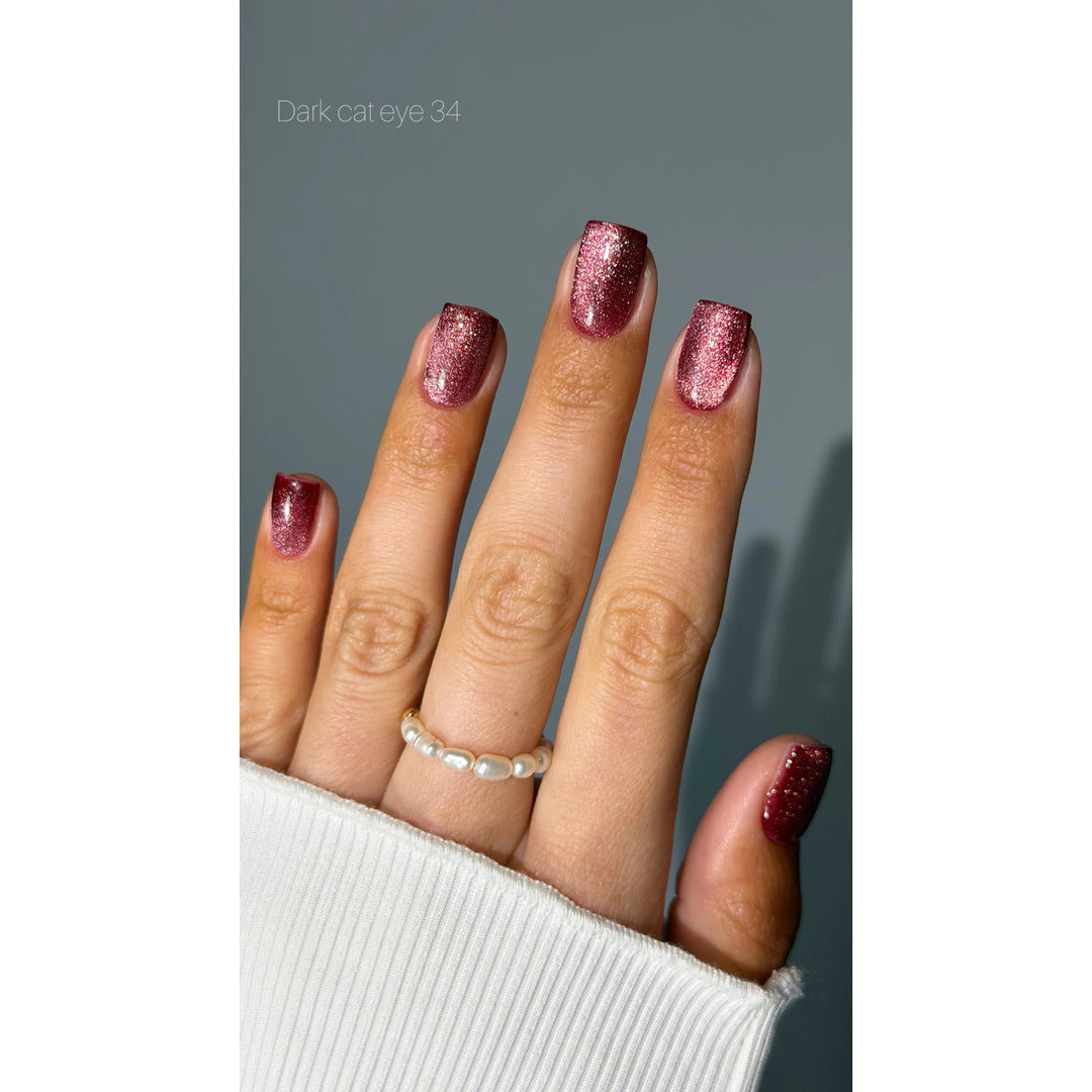 Dark Gel lak Cat Eye 34, 6 ml